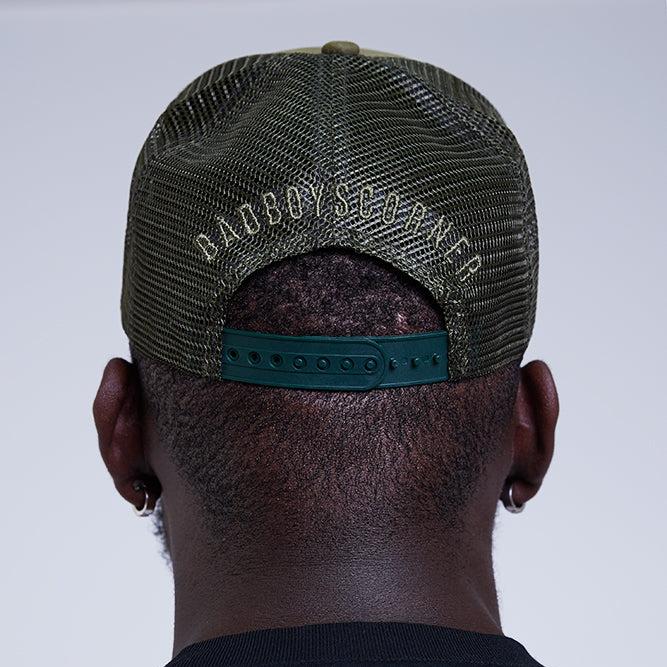 Khaki Suede Trucker