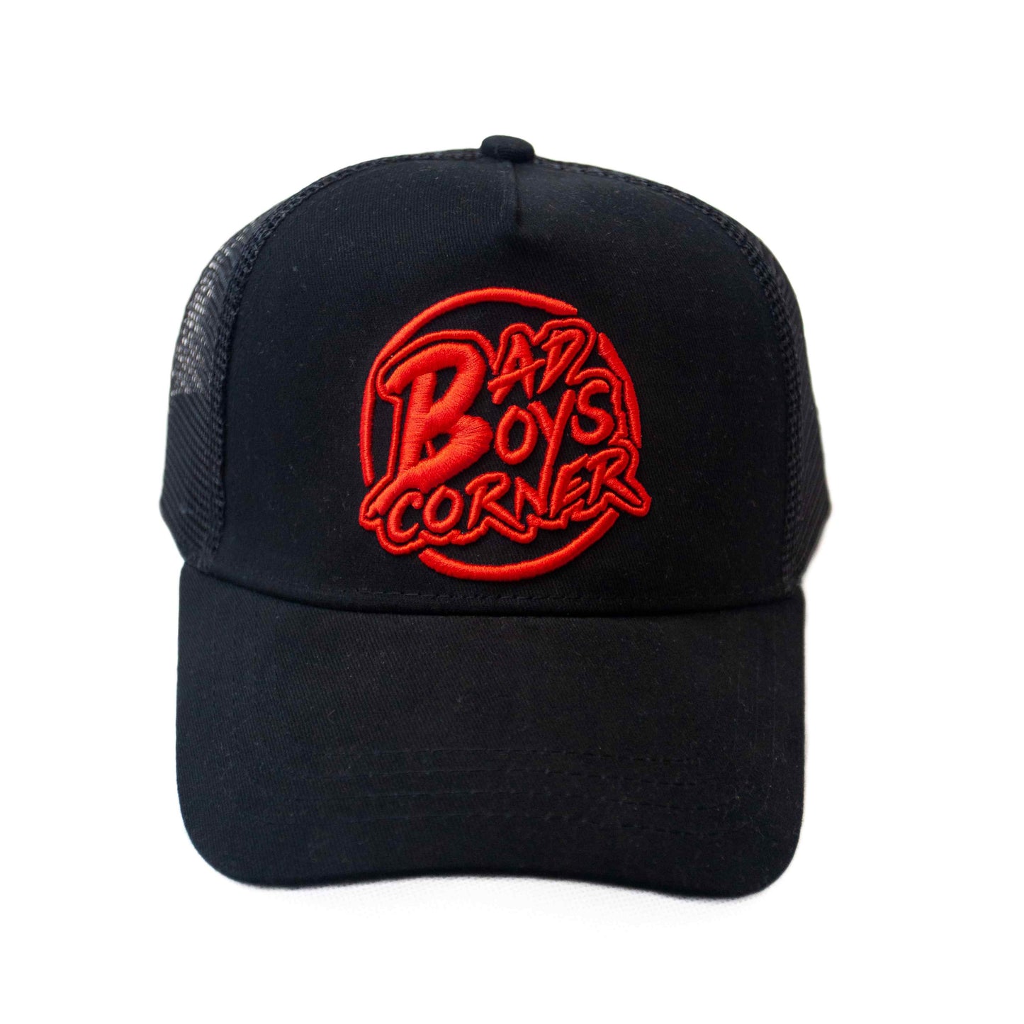 Black & Red Trucker